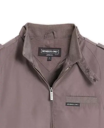 Men's Classic Iconic Racer Jacket (Slim Fit - Grey - 7