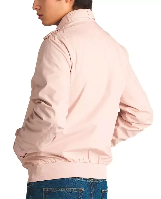 Men's Classic Iconic Racer Jacket (Slim Fit - Light pink - 4