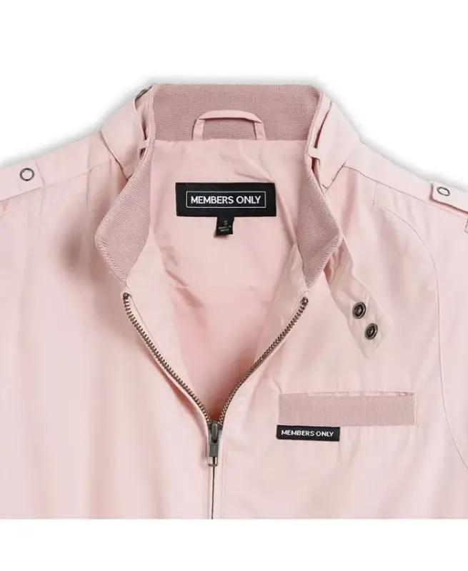 Men's Classic Iconic Racer Jacket (Slim Fit) - Light pink - 7