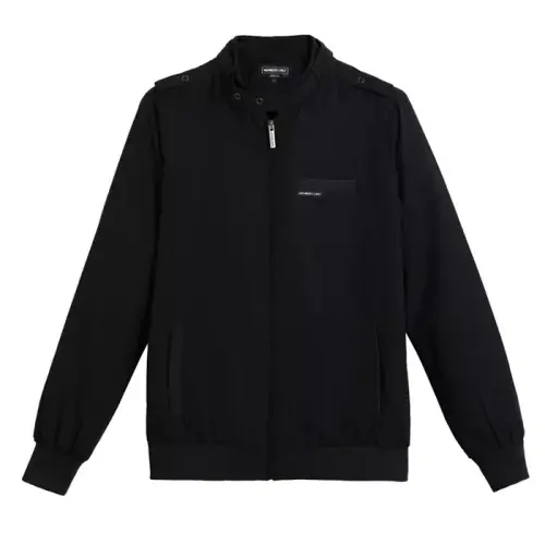Men's Classic Iconic Racer Jacket (Slim Fit - Black - 7