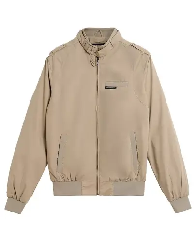 Men's Classic Iconic Racer Jacket (Slim Fit - Khaki - 5