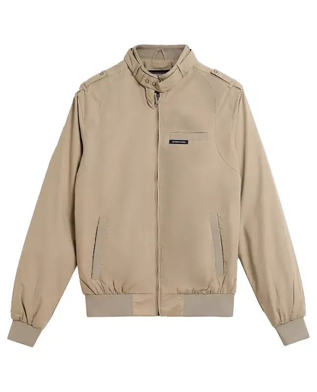 Men's Classic Iconic Racer Jacket (Slim Fit - Khaki - 5
