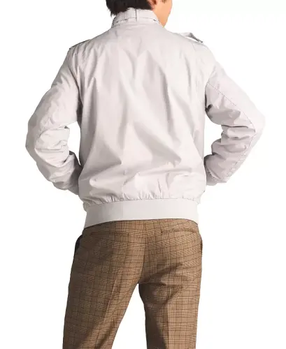 Men's Classic Iconic Racer Jacket (Slim Fit - Light grey - 8