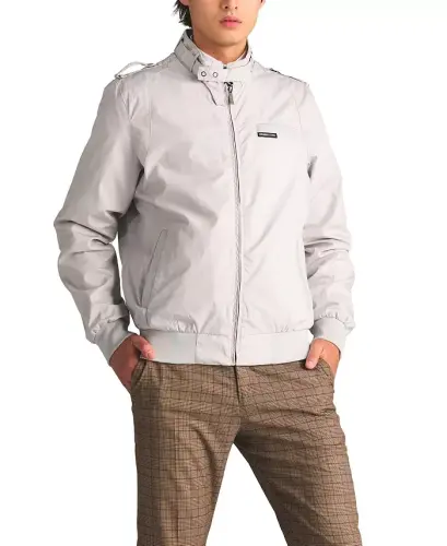 Men's Classic Iconic Racer Jacket (Slim Fit - Light grey - MEMBERS ONLY (1)