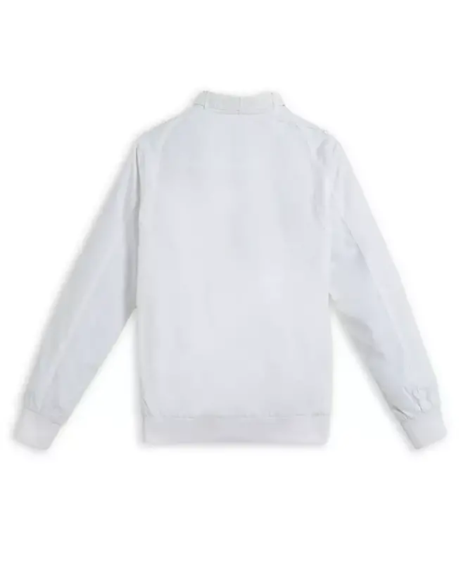 Men's Classic Iconic Racer Jacket (Slim Fit - White - 8