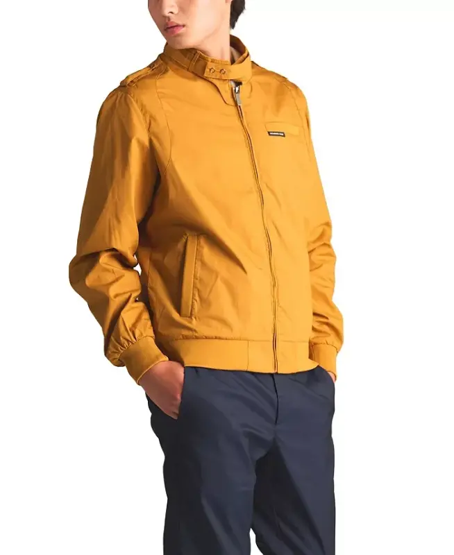 Men's Classic Iconic Racer Jacket (Slim Fit - Wheat - 2