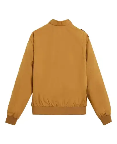 Men's Classic Iconic Racer Jacket (Slim Fit - Wheat - 21