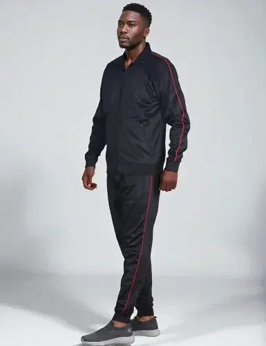 Men Classic Jogger Active Track Jacket and Track pants Joggin Suit - 10