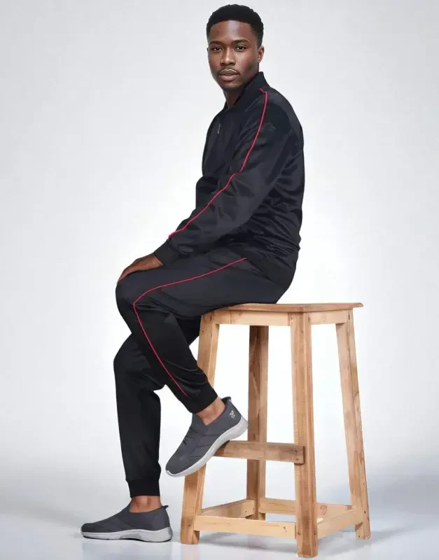 Men Classic Jogger Active Track Jacket and Track pants Joggin Suit - 11