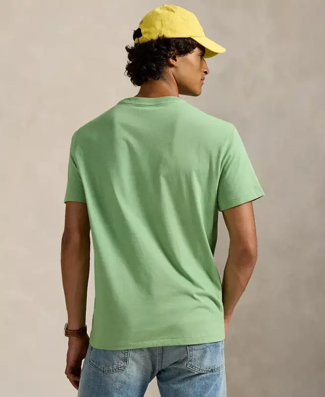 Men's Classic-Fit Crewneck Pocket T-Shirt - Outback Green - 4