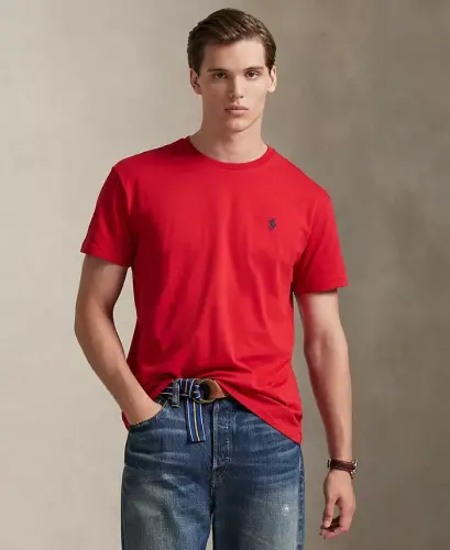 Men's Classic-Fit Crewneck T-Shirt - Red 