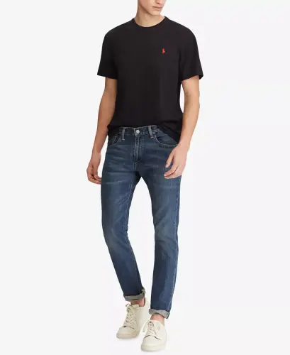 Men's Classic-Fit Crewneck T-Shirt - Black - 3