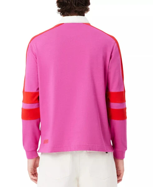 Men's Classic-Fit Stripe Polo Sweatshirt-I1l-malva - Lacoste (1)