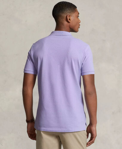 Men's Classic-Fit Mesh Polo Shirt - Sky Lavender - 2