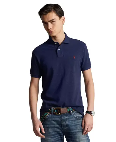 Erkek Klasik Kesim File Polo Tişört - Cafe Tan - POLO RALPH LAUREN (1)