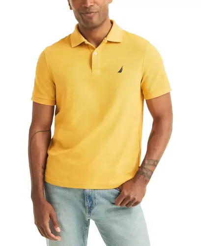 Erkek Klasik Kesim Güverte Polo Gömleği - İmparator Altını 