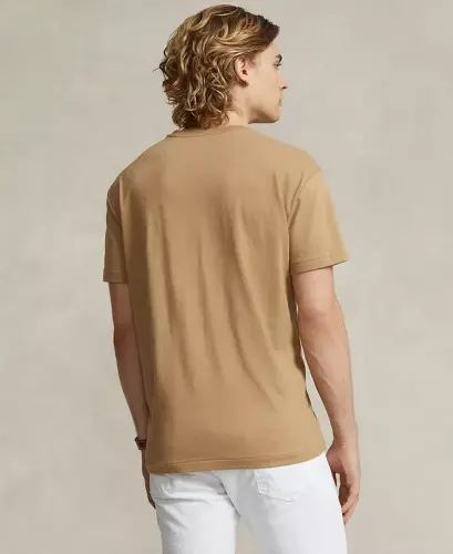 Men's Classic-Fit Jersey Pocket T-Shirt - Cafe Tan - 2