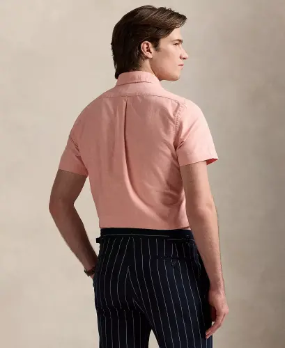 Men's Classic-Fit Short-Sleeve Oxford Shirt - Kona Orange - POLO RALPH LAUREN (1)