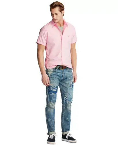 Men's Classic-Fit Oxford Shirt - Pink - 2