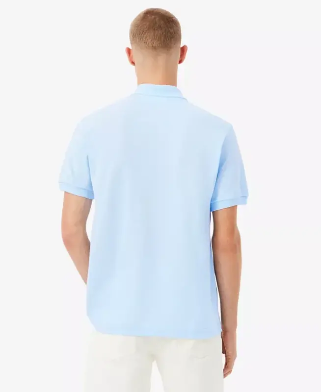 Men's L.12.12 Classic-Fit Short-Sleeve Piqué Polo Shirt - T01 - Rill Light Blue - 4