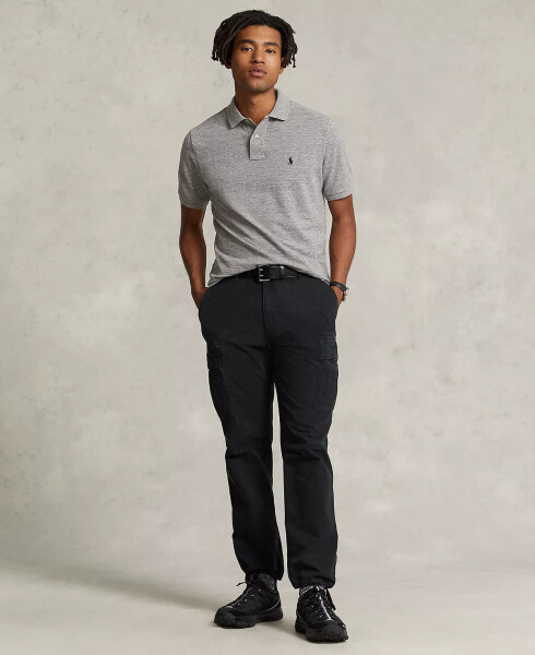 Erkek Klasik Kesim Örgü Polo Canterbury Heather - 4