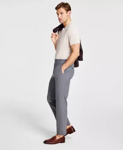 Men's Classic Fit Performance Dress Pants 