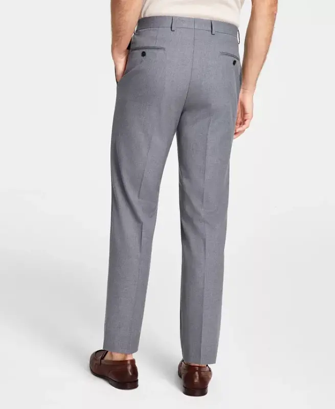 Men's Classic Fit Performance Dress Pants - Gray - 3
