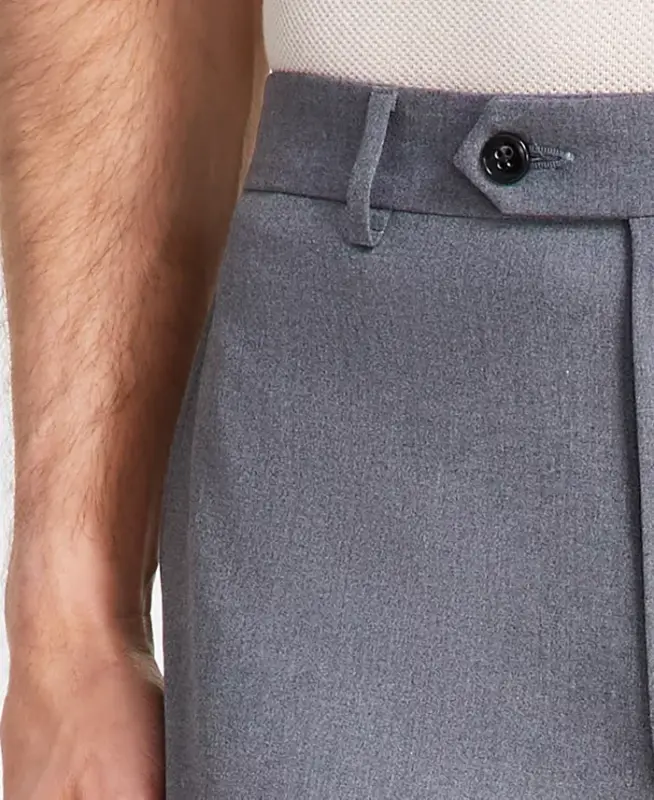 Men's Classic Fit Performance Dress Pants - Gray - 6