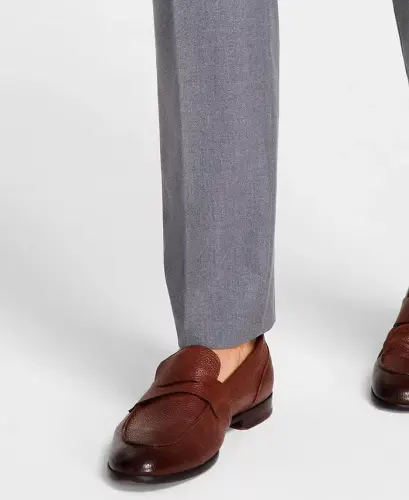 Men's Classic Fit Performance Dress Pants - Gray - 7