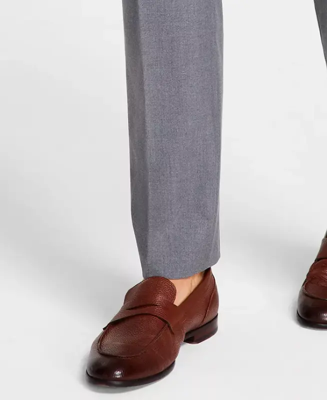 Men's Classic Fit Performance Dress Pants - Gray - 7