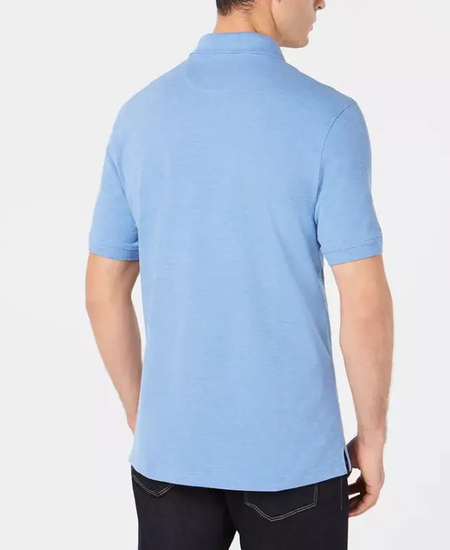Men's Classic Fit Performance Stretch Polo, Created for Modazone -Blue Yonder - 2