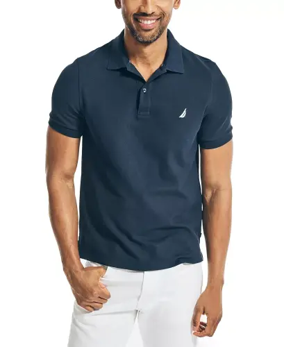 Men's Classic-Fit Performance Deck Polo Shirt 