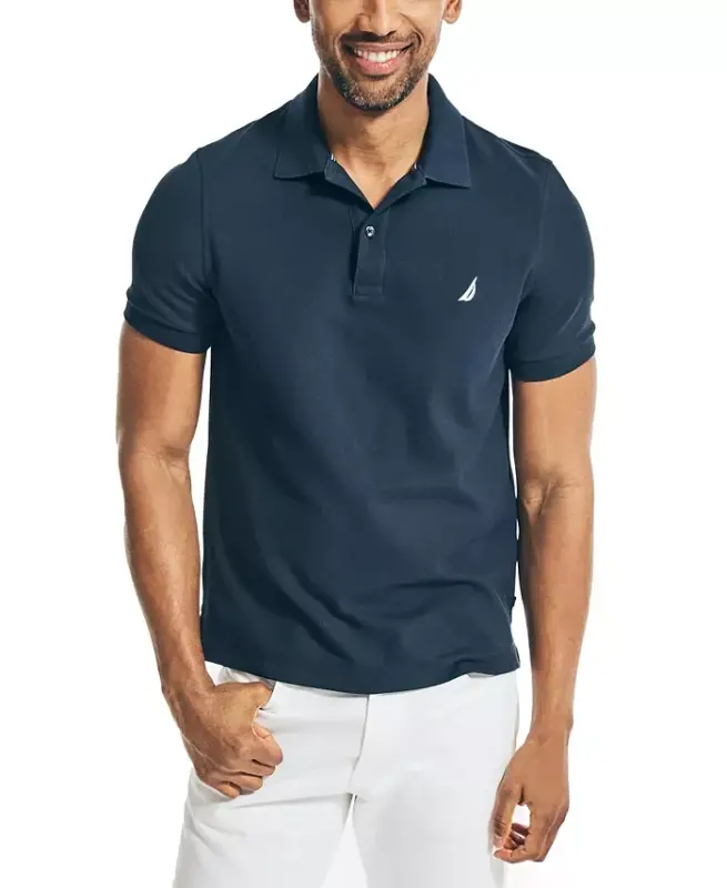 Men's Classic-Fit Performance Deck Polo Shirt - 1