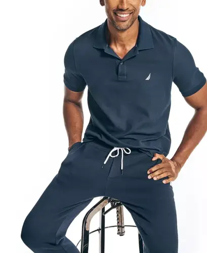 Men's Classic-Fit Deck Polo Shirt - Navy - 5