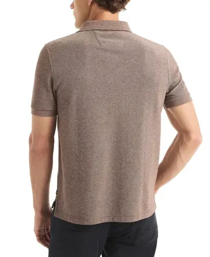 Men's Classic-Fit Performance Deck Polo Shirt - Chestnut Heather - 2