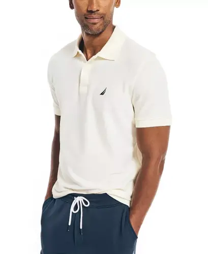 Men's Classic-Fit Performance Deck Polo Shirt - Sailcream - 1