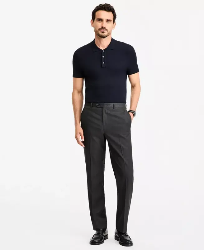 Men's Classic Fit Performance Dress Pants - Charcoal - 1