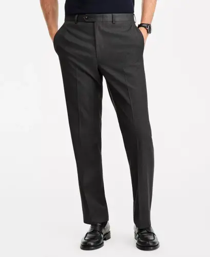 Men's Classic Fit Performance Dress Pants - Charcoal - MICHAEL KORS (1)