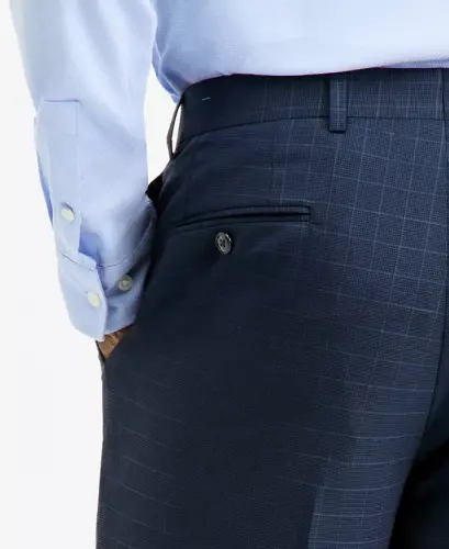 Men's Classic Fit Performance Dress Pants - Navy - 6