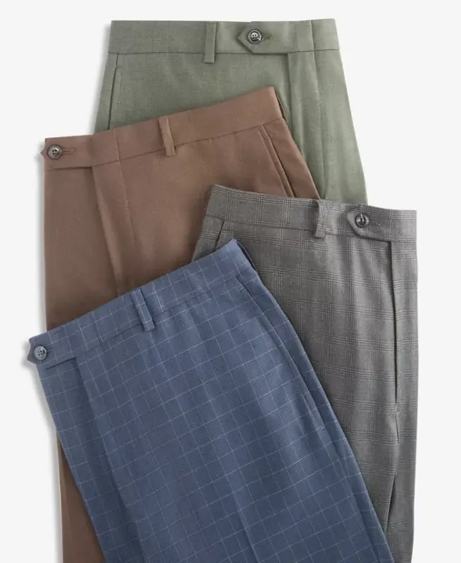 Men's Classic Fit Performance Dress Pants - Navy - 8