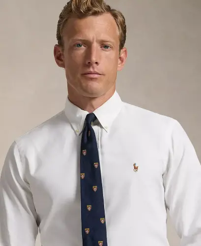 Men's Classic-Fit Performance Oxford Shirt-White - POLO RALPH LAUREN (1)