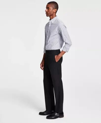 Men's Classic Fit Performance Dress Pants-Black 