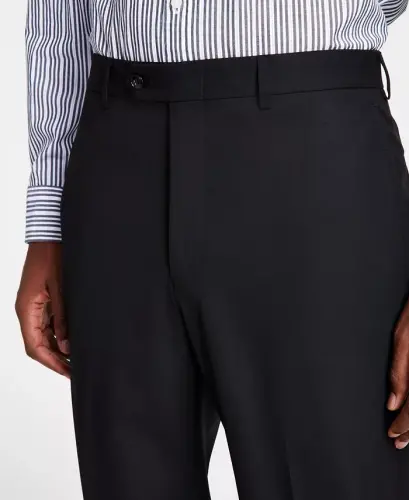 Men's Classic Fit Performance Dress Pants - Black - 4