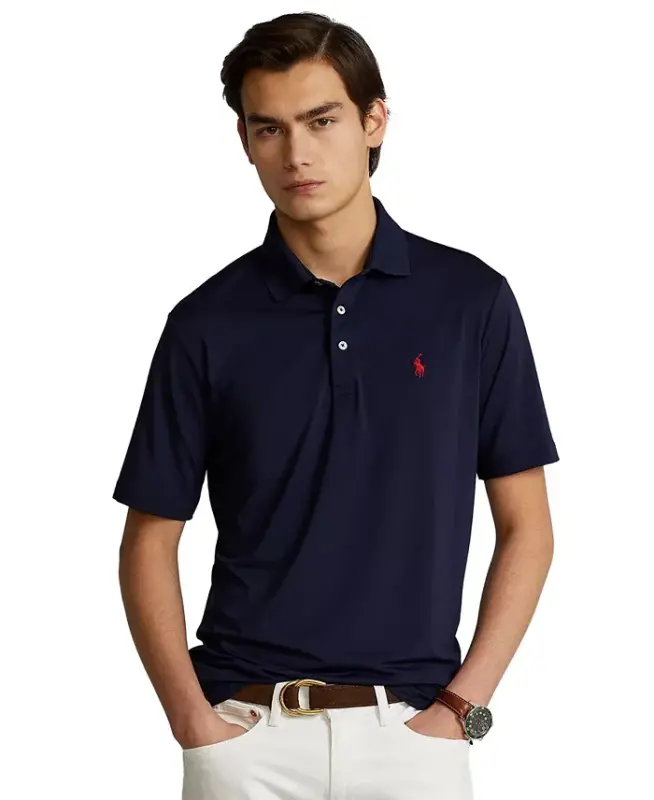 Men's Classic-Fit Performance Polo Shirt - Refined Navy - 1