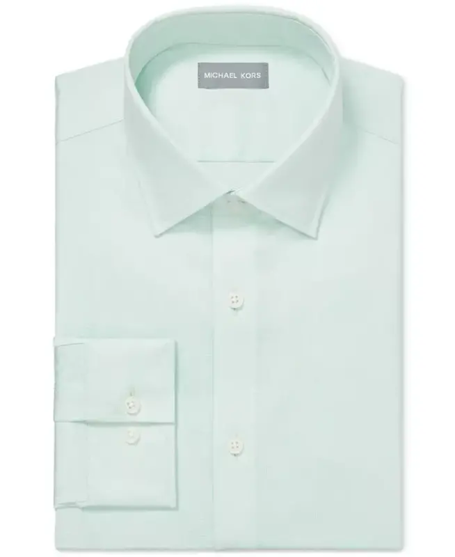 Men's Regular Fit Comfort Stretch Dress Shirt - 3