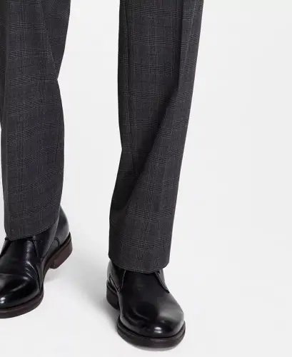 Men's Classic Fit Fall Pattern Pants - Gray - 6