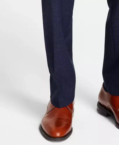 Men's Classic Fit Fall Pattern Pants - Blue - 6