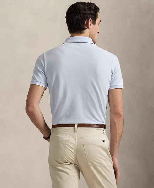 Men's Classic-Fit Stretch Oxford Mesh Polo-Blue Multi - 2