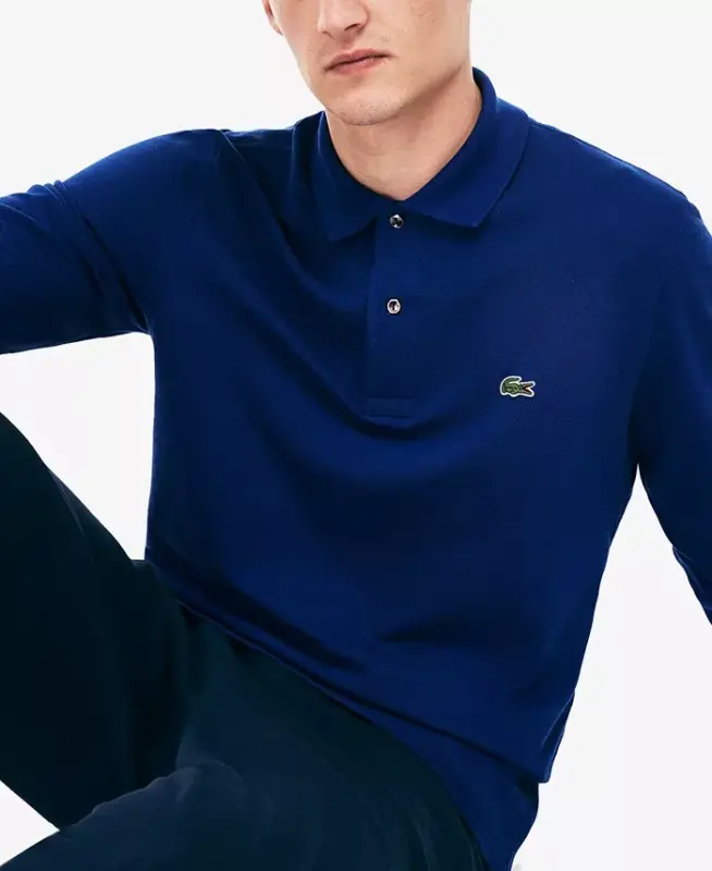 Men’s Classic Fit Long-Sleeve L.12.12 Polo Shirt - LACOSTE