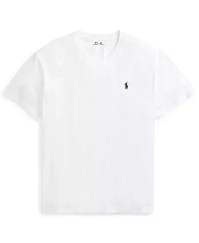 Men's Classic-Fit V-Neck T-Shirt - White - 5